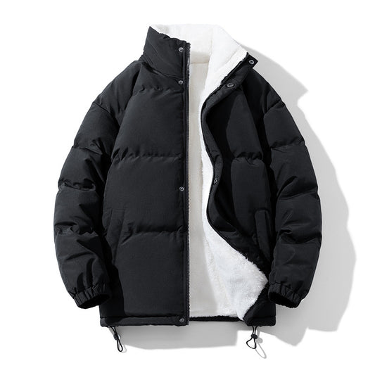 Elegante Polyester Sherpa-gefütterte Pufferjacke