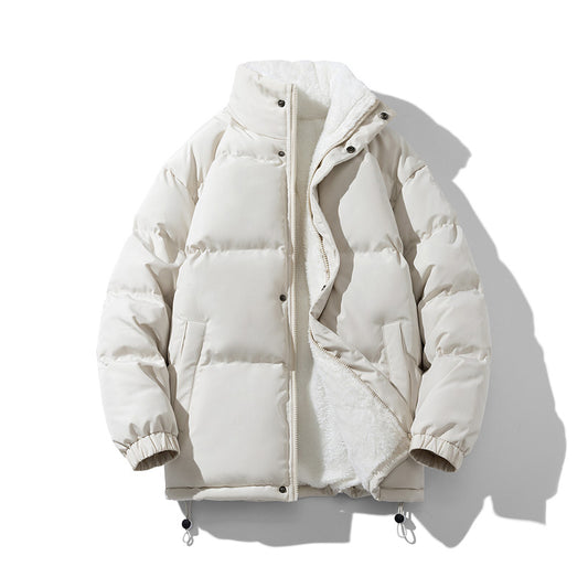 Elegante Polyester Sherpa-gefütterte Pufferjacke