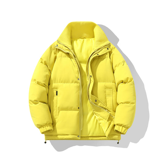Klassische Polyester Isolierte Stehkragen-Pufferjacke