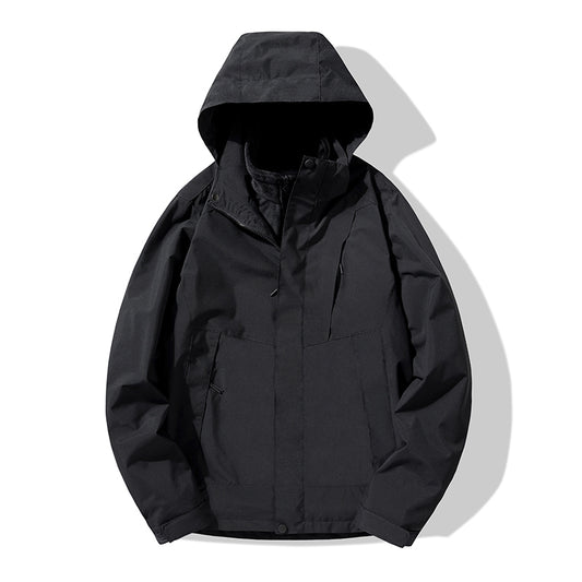 Damen Robuste Polyester Kapuzen-Technikjacke