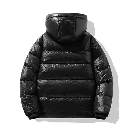 Unisex Glänzende Polyester Glanz-Daunenjacke