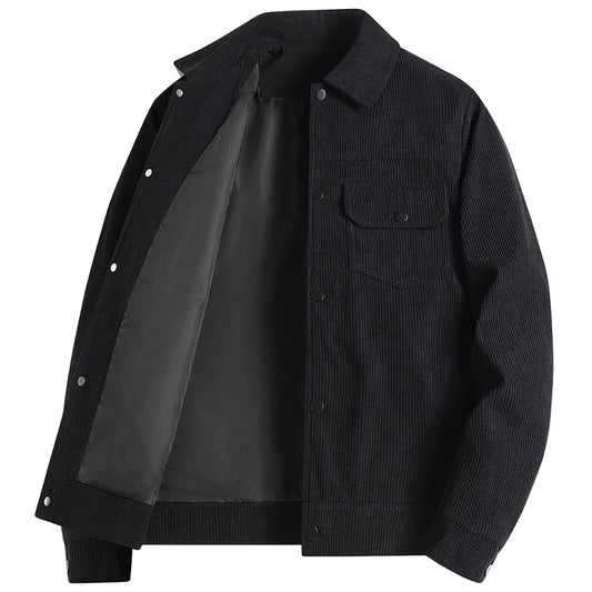 Klassische Polyester Knopfhemdjacke