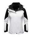Gestraffte Polyester Reißverschluss Athletik Windjacke