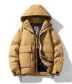 Lebhafte Polyester Kapuzen-Pufferjacke