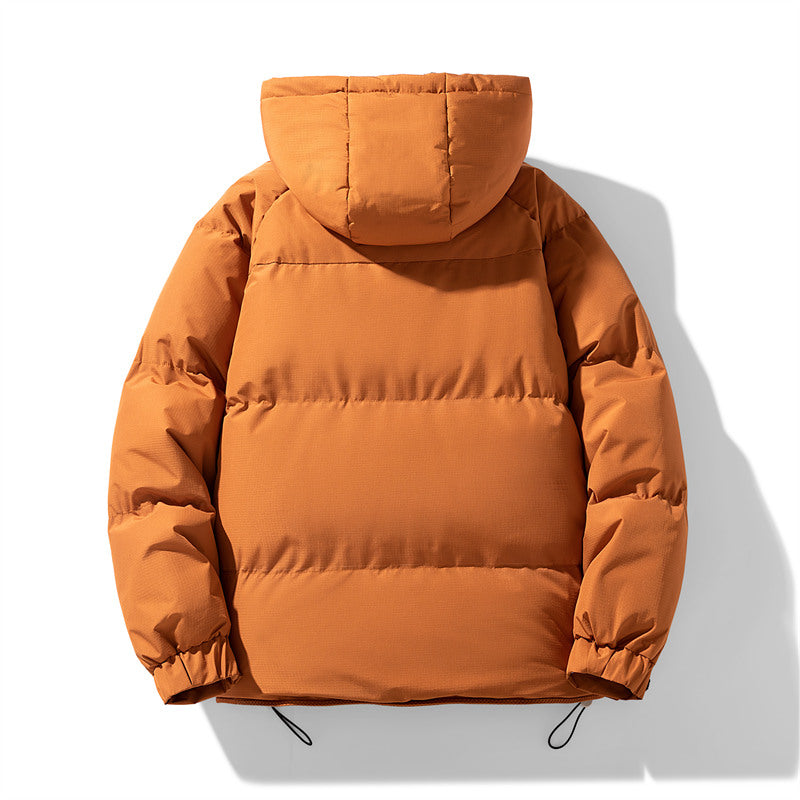 Lebhafte Polyester Kapuzen-Pufferjacke