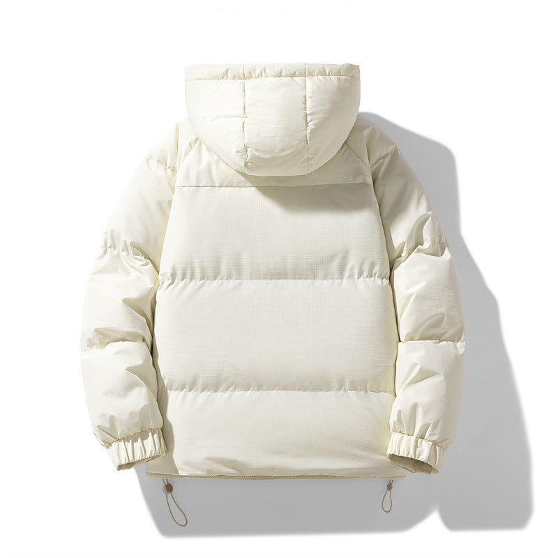 Lebhafte Polyester Kapuzen-Pufferjacke