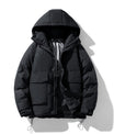 Lebhafte Polyester Kapuzen-Pufferjacke
