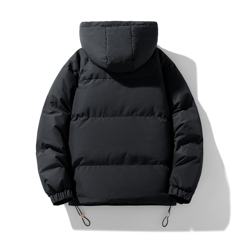 Lebhafte Polyester Kapuzen-Pufferjacke
