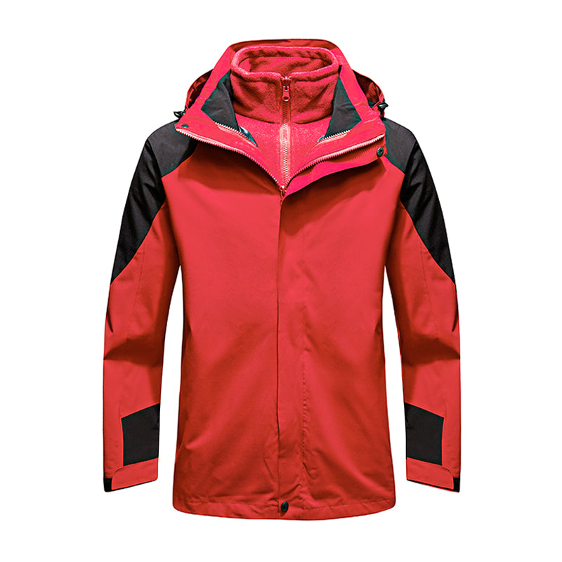 Gestraffte Polyester Reißverschluss Athletik Windjacke