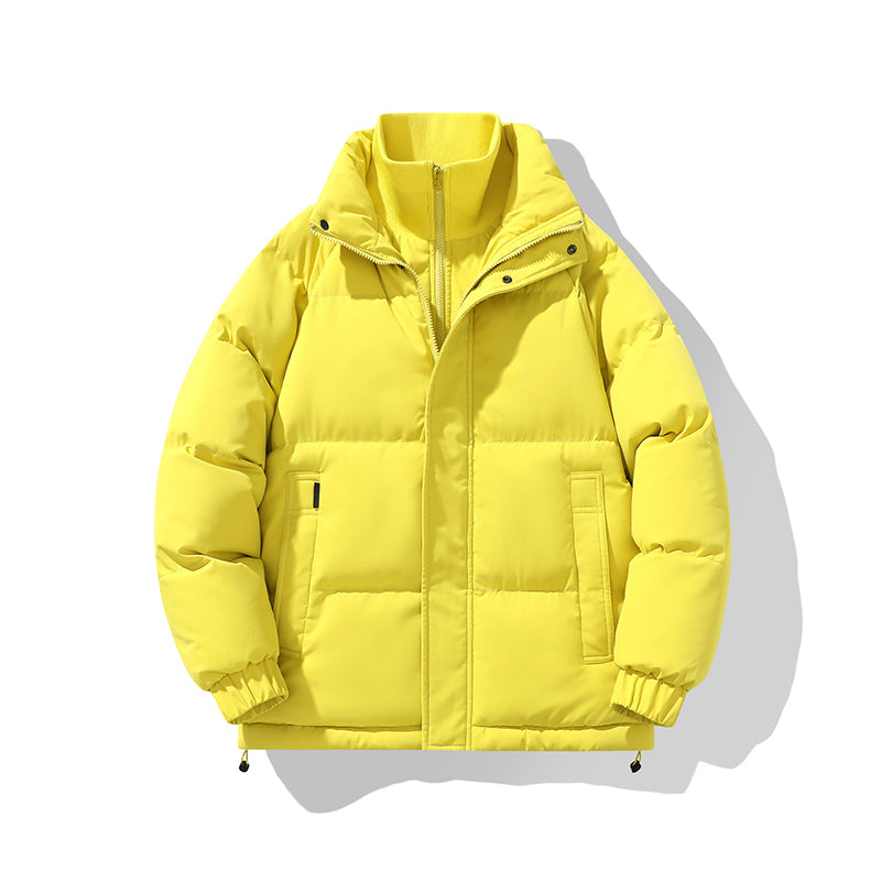 Klassische Polyester Isolierte Stehkragen-Pufferjacke