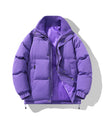 Klassische Polyester Isolierte Stehkragen-Pufferjacke