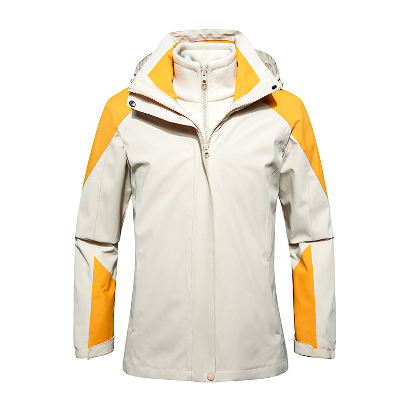 Gestraffte Polyester Reißverschluss Athletik Windjacke