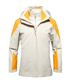 Gestraffte Polyester Reißverschluss Athletik Windjacke