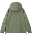 Leuchtende Kapuzen-Utility-Windbreaker-Jacke