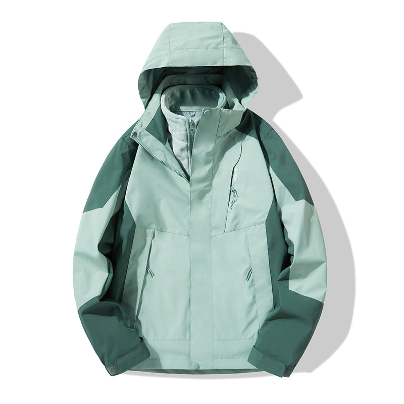 Damen Urbaner Polyester Kapuzen-Feldjacke