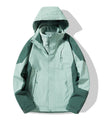 Damen Urbaner Polyester Kapuzen-Feldjacke