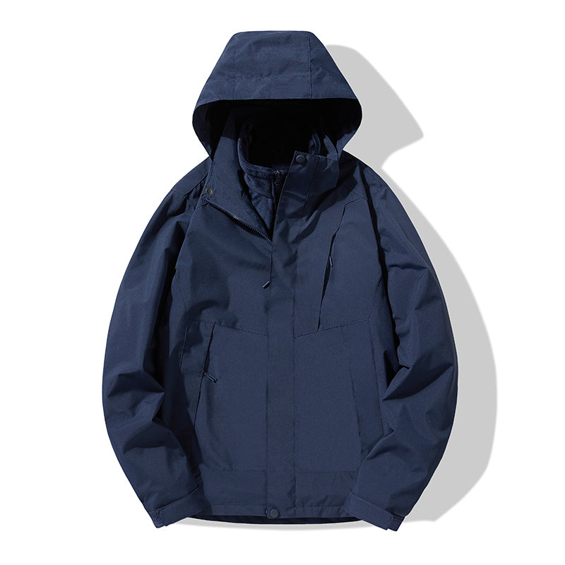Damen Robuste Polyester Kapuzen-Technikjacke