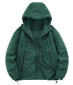 Lässige Polyester Kapuzenjacke mit Reißverschluss
