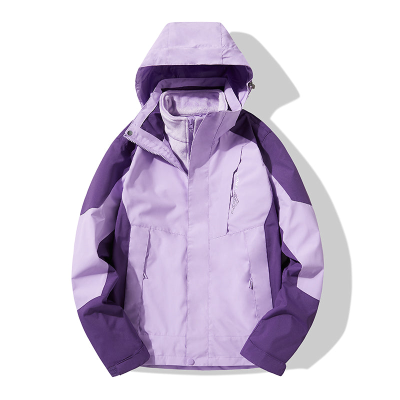 Damen Urbaner Polyester Kapuzen-Feldjacke