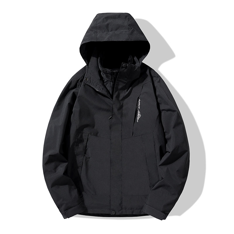 Damen Urbaner Polyester Kapuzen-Feldjacke