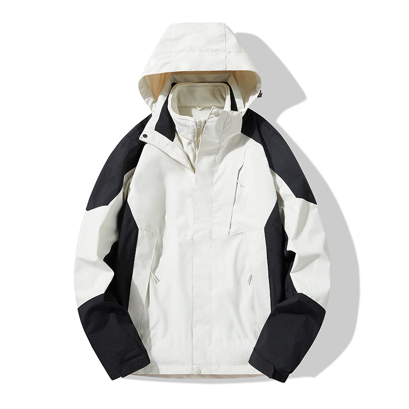 Damen Robuste Polyester Kapuzen-Technikjacke
