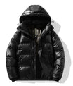 Unisex Glänzende Polyester Glanz-Daunenjacke