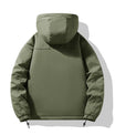 Unisex Funktionelle Oliv Sherpa-gefütterte Kapuzenjacke