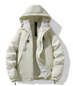 Unisex Funktionelle Oliv Sherpa-gefütterte Kapuzenjacke