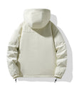 Unisex Funktionelle Oliv Sherpa-gefütterte Kapuzenjacke