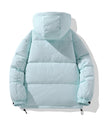 Urban Off-White Kapuzen-Pufferjacke mit Kontrastdetail
