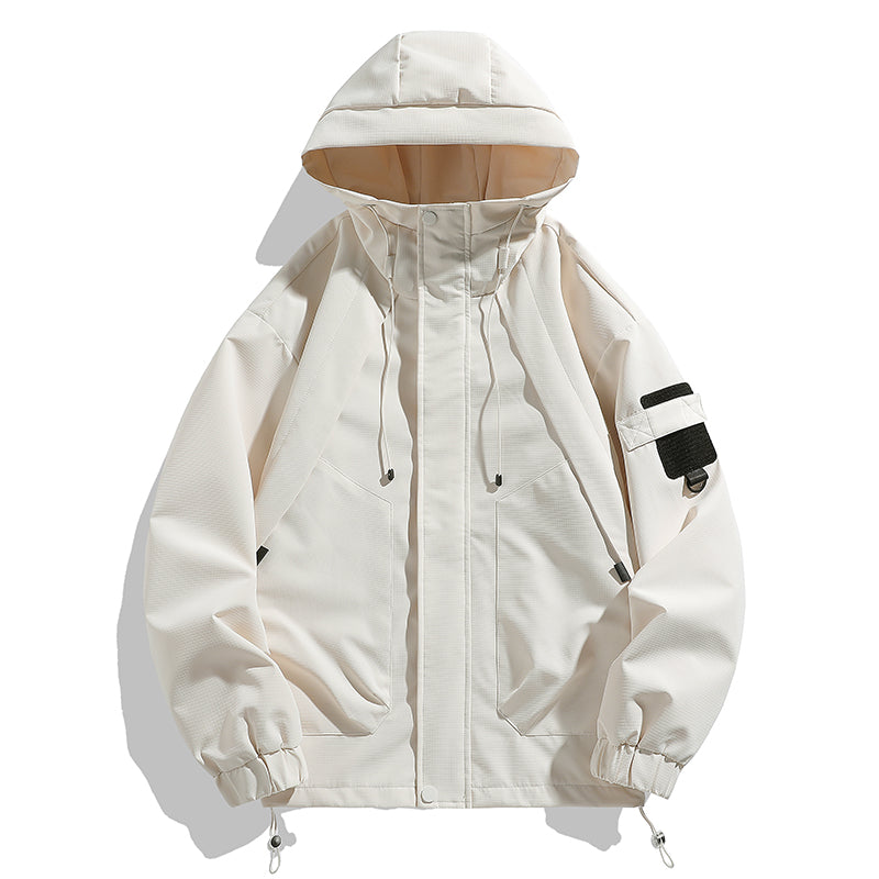 Robuste Polyester Kapuzen-Feldjacke