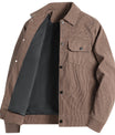 Klassische Polyester Knopfhemdjacke