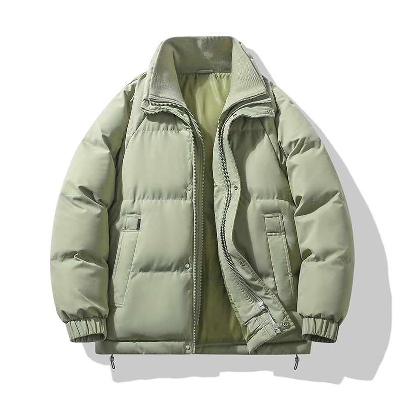 Klassische Polyester Isolierte Stehkragen-Pufferjacke