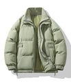 Klassische Polyester Isolierte Stehkragen-Pufferjacke