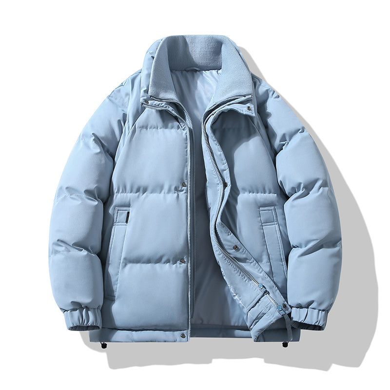 Klassische Polyester Isolierte Stehkragen-Pufferjacke