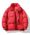 Klassische Polyester Isolierte Stehkragen-Pufferjacke