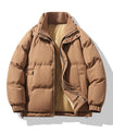Klassische Polyester Isolierte Stehkragen-Pufferjacke