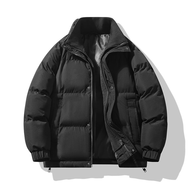 Klassische Polyester Isolierte Stehkragen-Pufferjacke