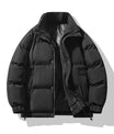 Klassische Polyester Isolierte Stehkragen-Pufferjacke