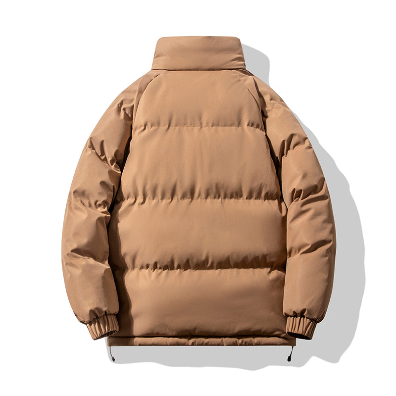 Klassische Polyester Isolierte Stehkragen-Pufferjacke