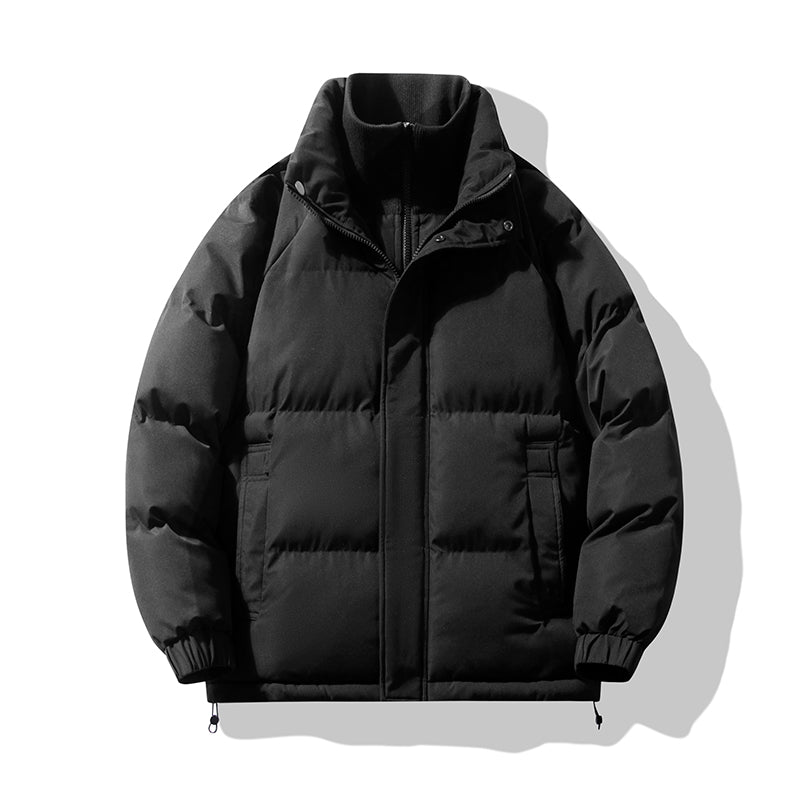 Klassische Polyester Isolierte Stehkragen-Pufferjacke