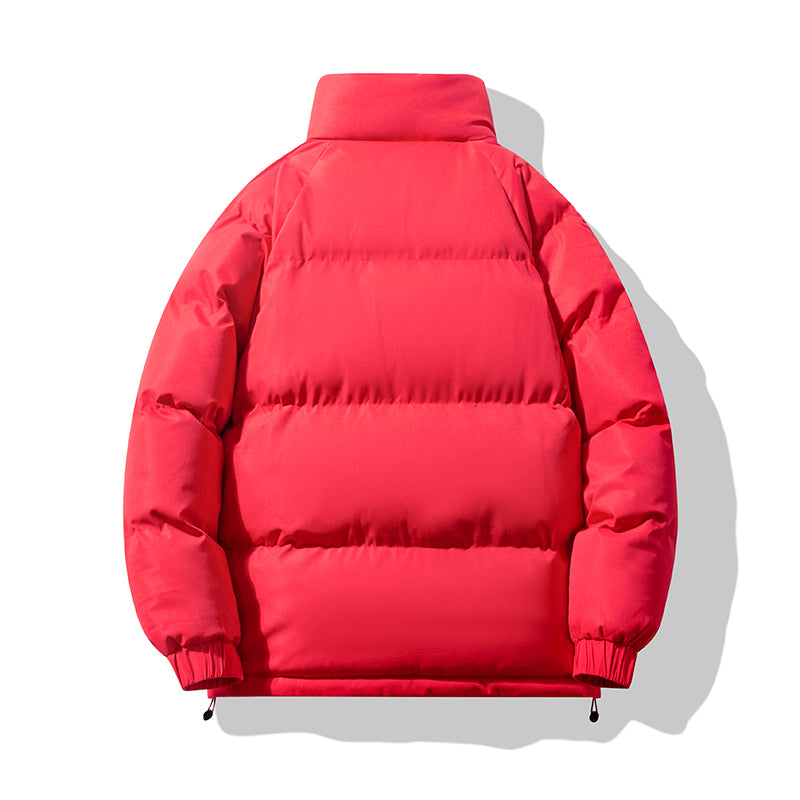 Klassische Polyester Isolierte Stehkragen-Pufferjacke