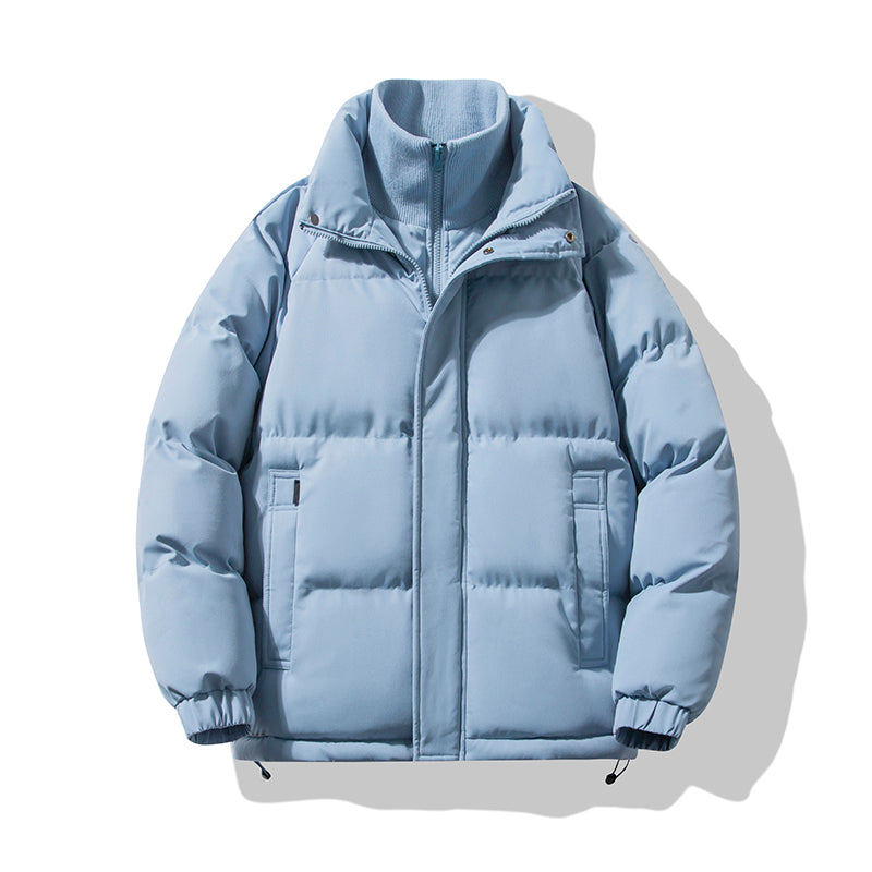 Klassische Polyester Isolierte Stehkragen-Pufferjacke