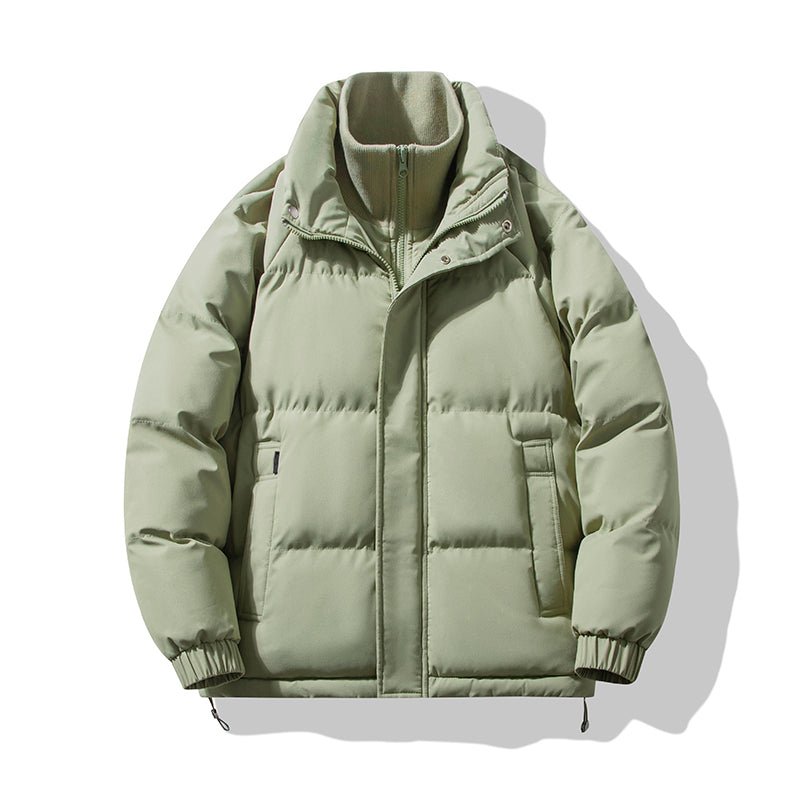Klassische Polyester Isolierte Stehkragen-Pufferjacke