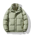 Klassische Polyester Isolierte Stehkragen-Pufferjacke