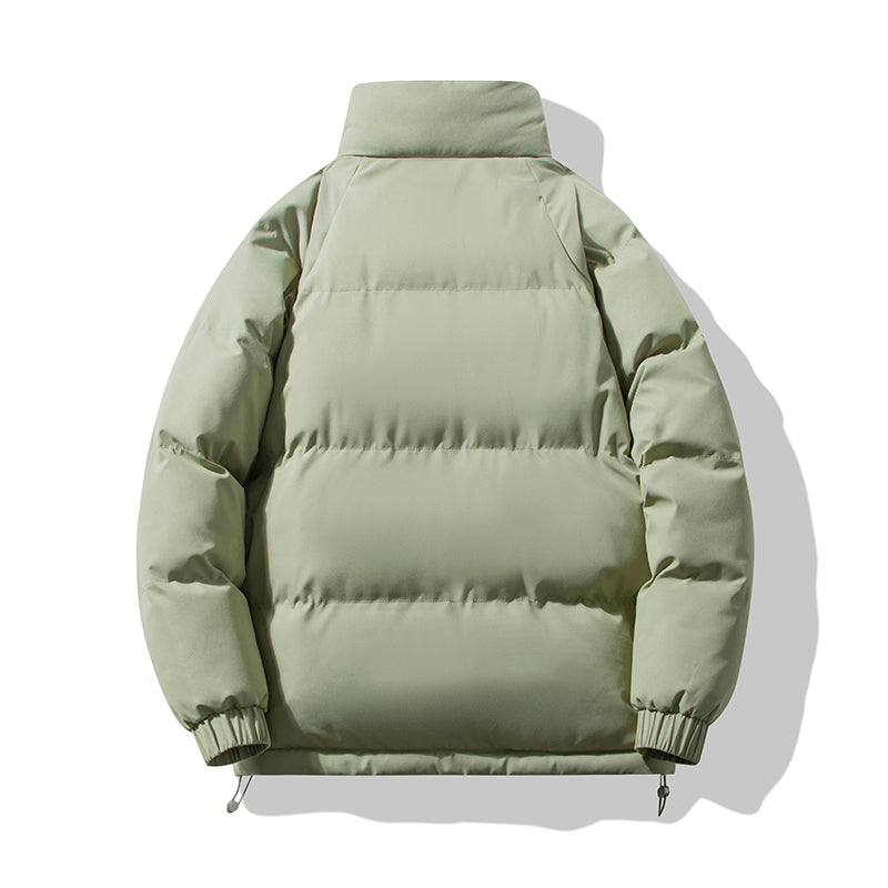 Klassische Polyester Isolierte Stehkragen-Pufferjacke