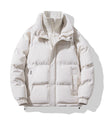 Klassische Polyester Isolierte Stehkragen-Pufferjacke