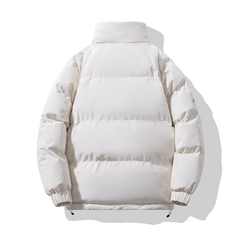 Klassische Polyester Isolierte Stehkragen-Pufferjacke