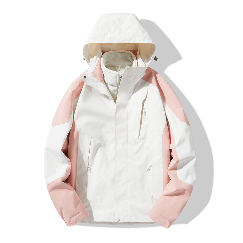 Damen Urbaner Polyester Kapuzen-Feldjacke