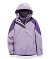 Elegante Polyester Zweifarben-Kapuzen-Technikjacke